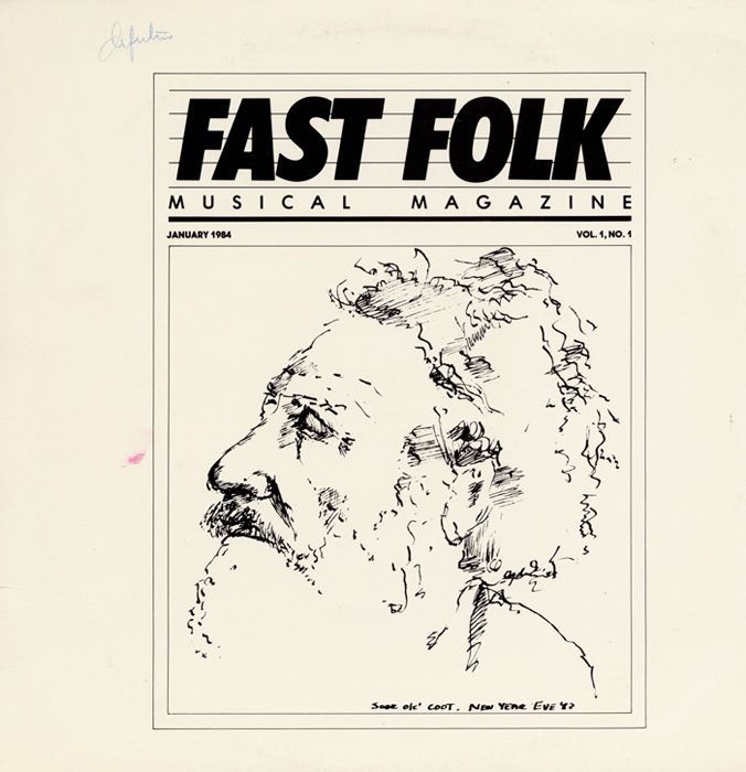 Cover of Fast Folk Musical Magazine